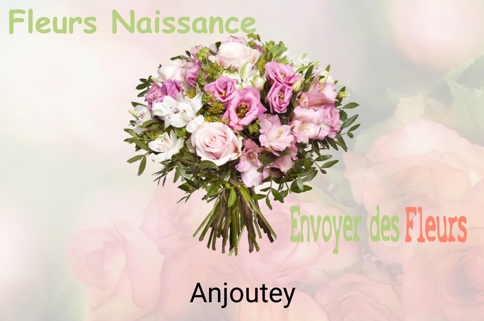 Bouquet de fleurs de naissance livré à Anjoutey
